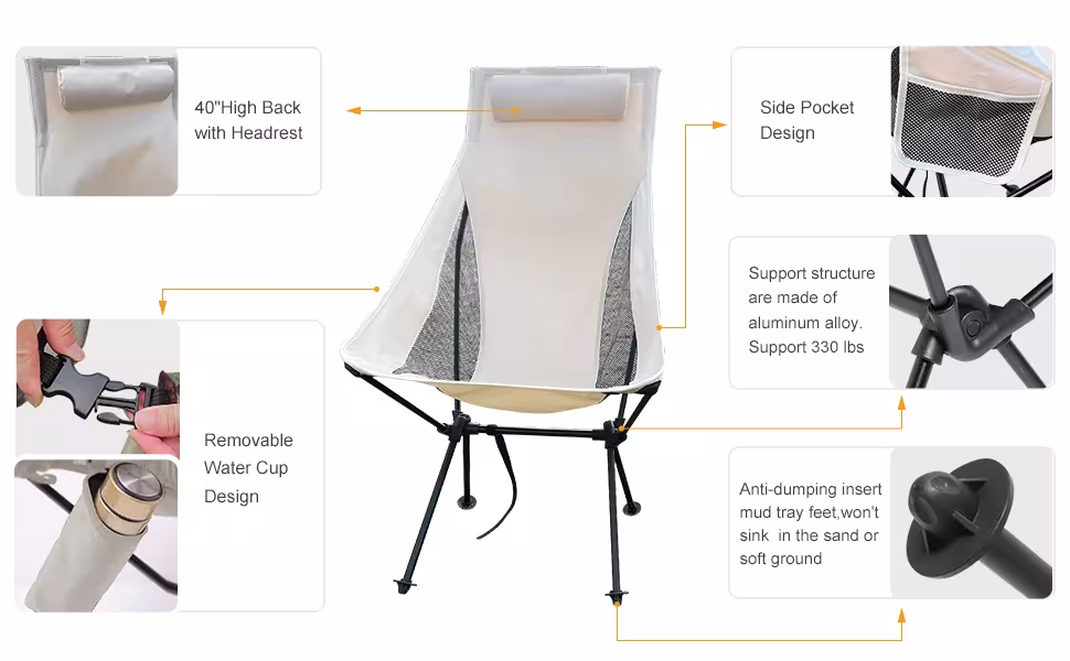 portable camping chair