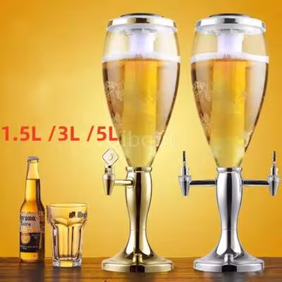 Tornado di birra a doppia testa 1.5L 3L 5L lampada commerciale per bar e caffetterie