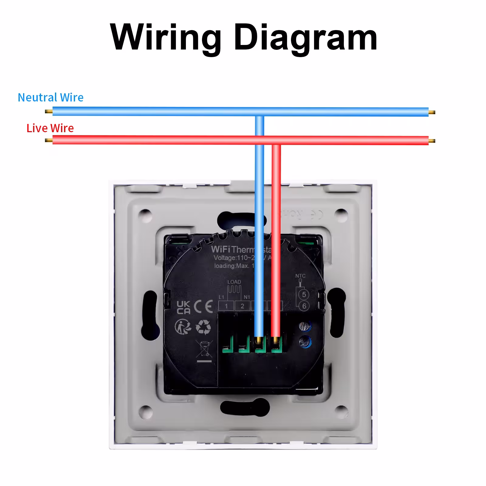 WiFi smart thermostat