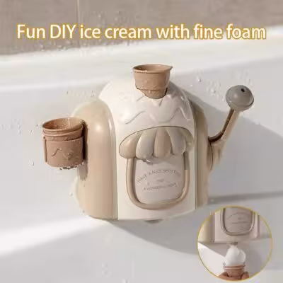 Machine à bulles pour enfants pour le bain de crème glacée avec des pompes puissantes
