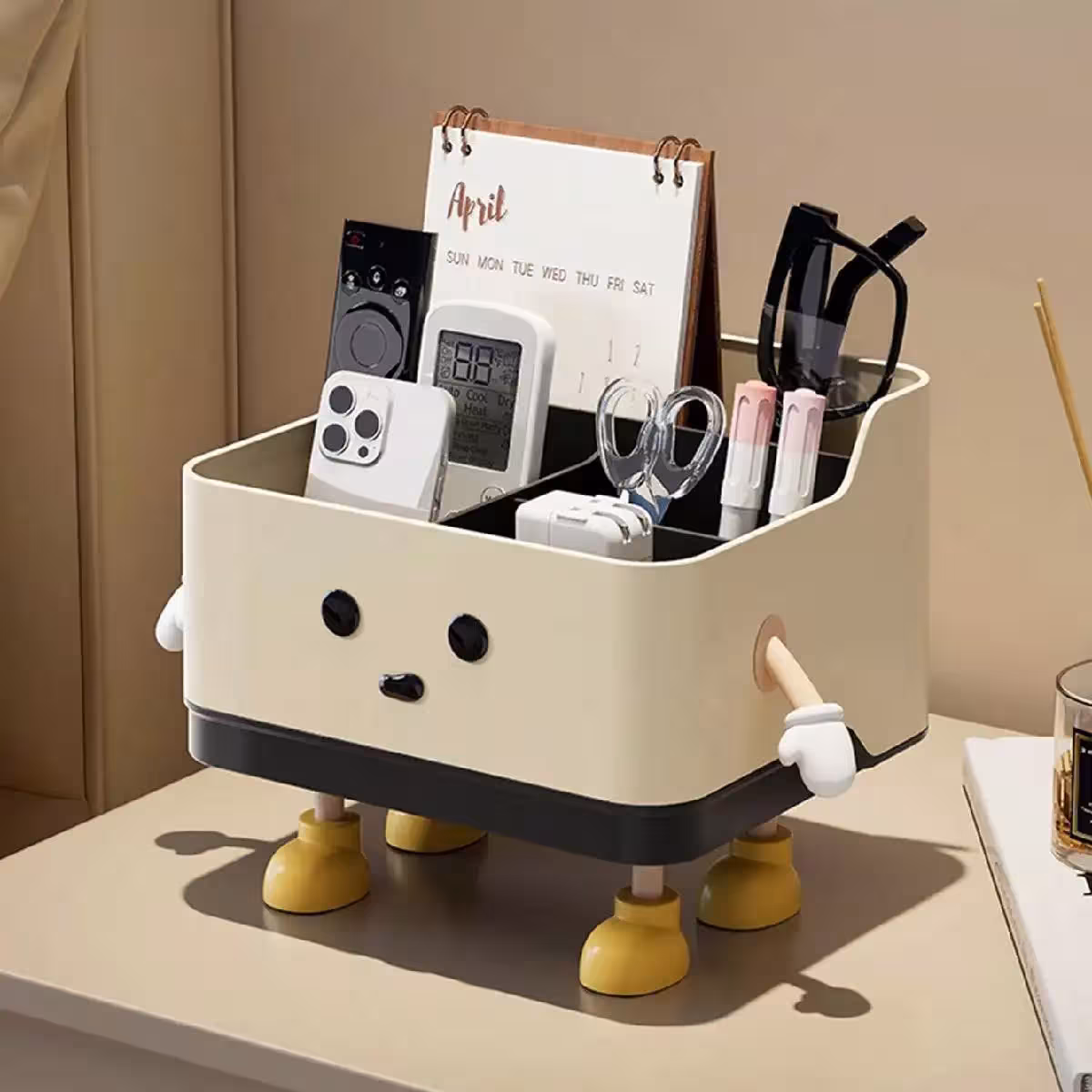 Multifunktionale Desktop-Speicherbox mit Organizer