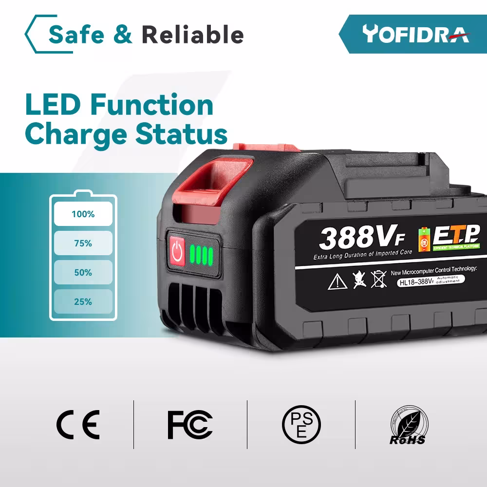 Batterie au lithium 20V
