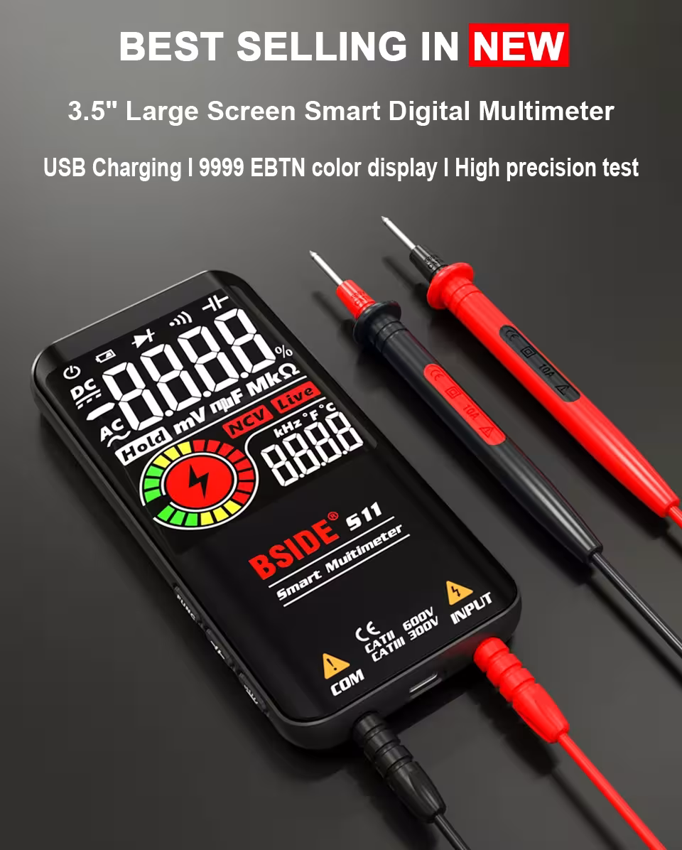 skaitmeninis multimetras USB