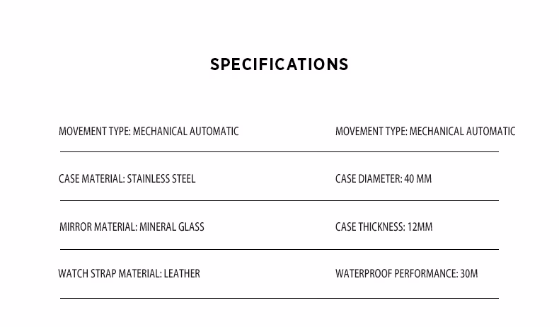 Men's Automatic Watches