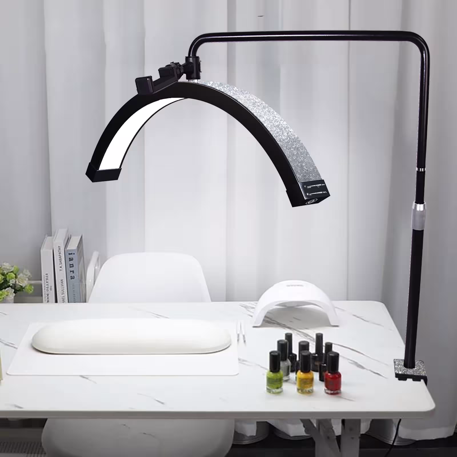 FOSOTO 25 inch adjustable LED table lamp for beauty salon and tattoo day