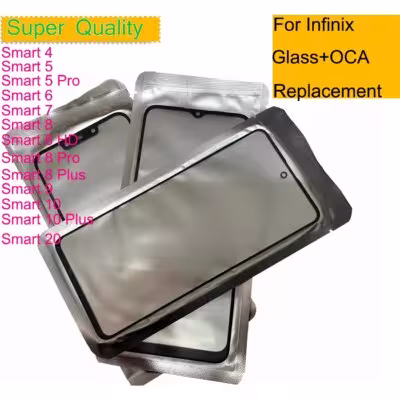 Infinix Smart serijos ekrano stiklo komplektas (10 vnt.)