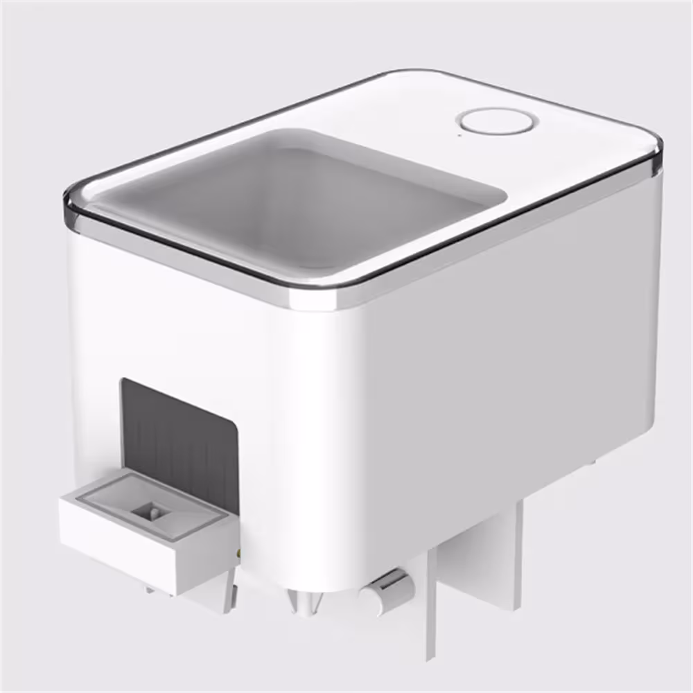 Distributore automatico intelligente di cibo per acquari con controllo remoto WiFi tramite telefono