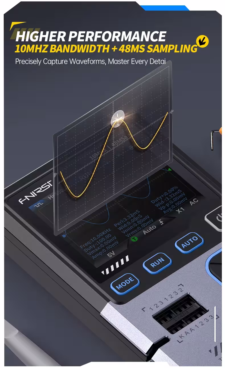oscilloscope testeur de transistors