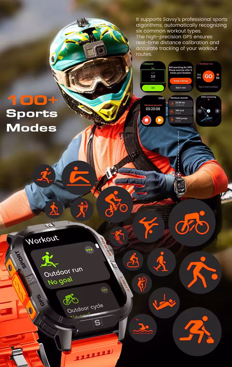 smartwatches with GPS compass