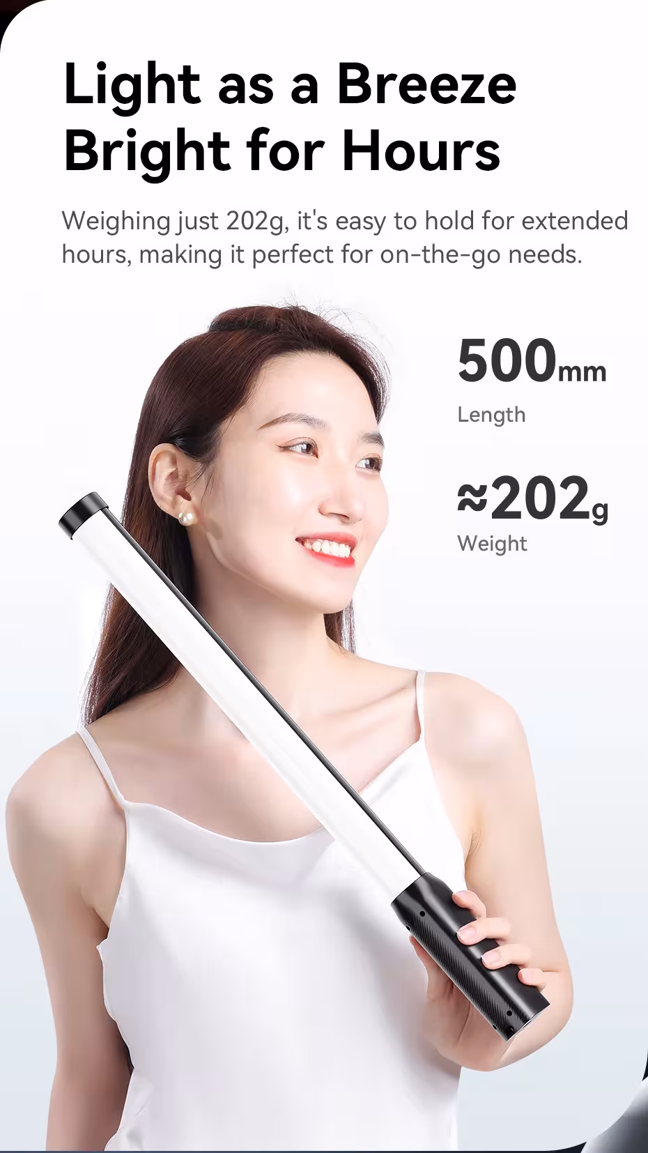 RGB LED light wand