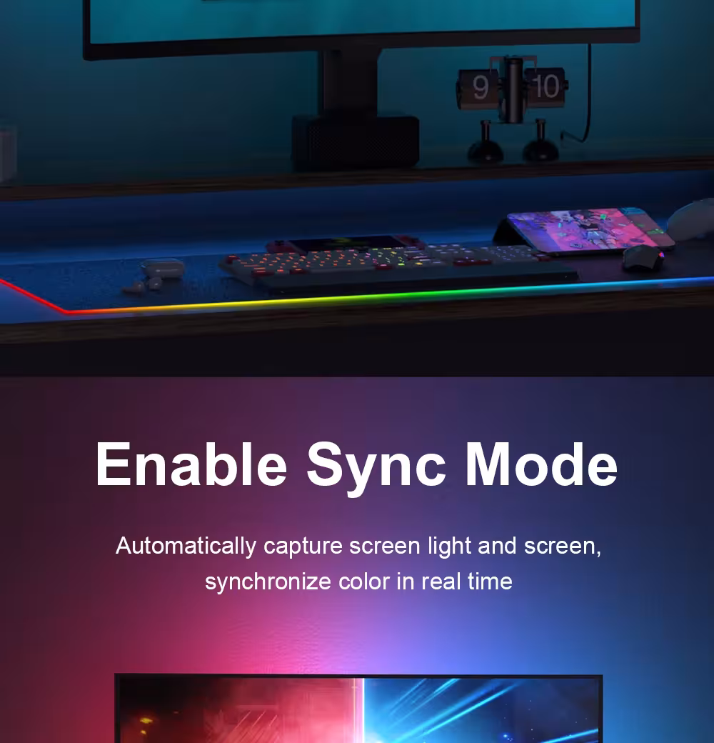 RGB LED band monitors