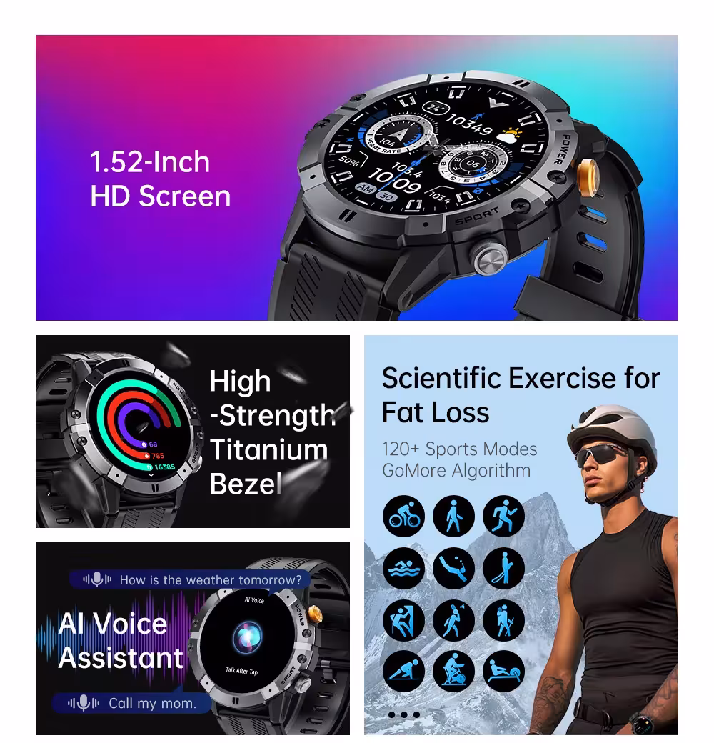 reloj inteligente para el seguimiento de actividades deportivas