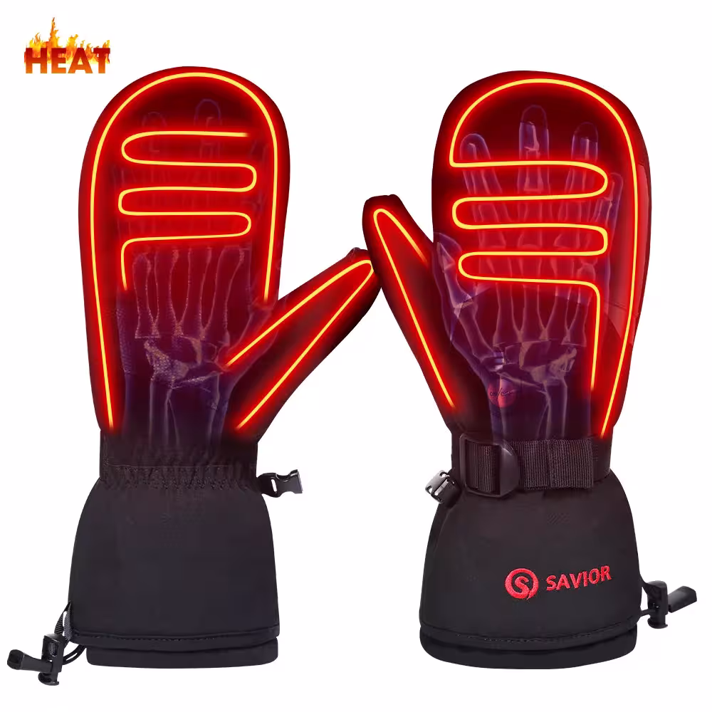 Warm winter gloves 7.4V electric heating hand heaters in winter