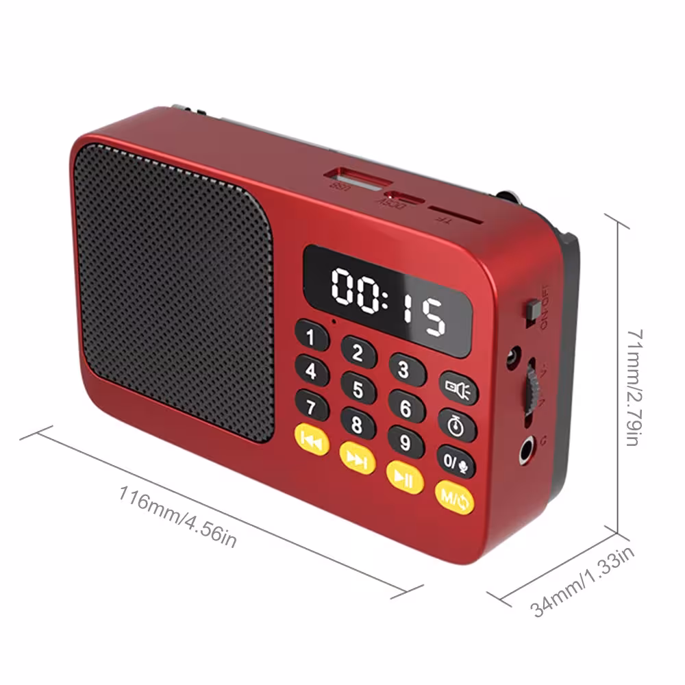 portable FM radio Bluetooth