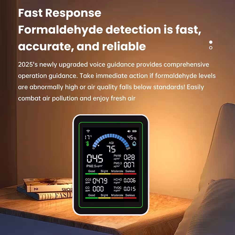 medidor de calidad del aire WiFi