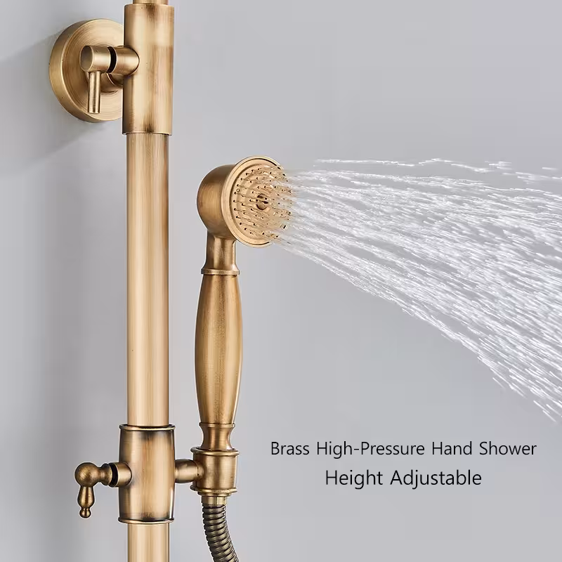 antique shower set