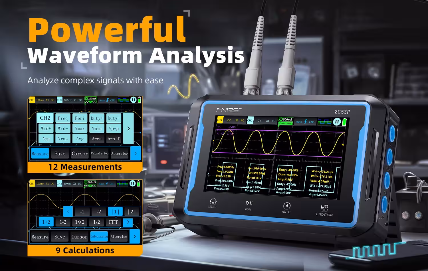 portable oscilloscope multimeter