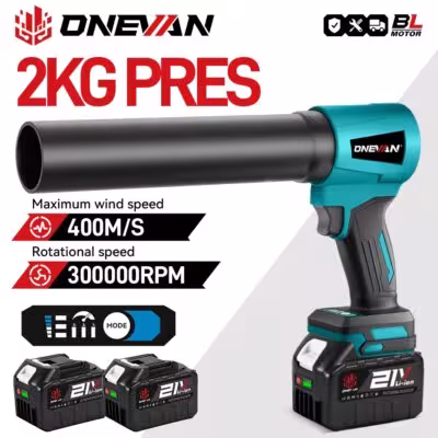 ONEVAN 400M/S soffiatore turbo elettrico brushless 4000W 300000RPM Makita 18V