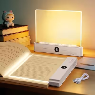 LED skaitymo šviestukas su reguliuojamu šviesumu