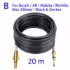 para Bosch y Makita