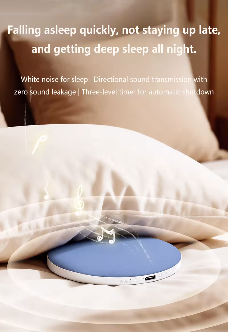Altavoz Bluetooth bajo la almohada