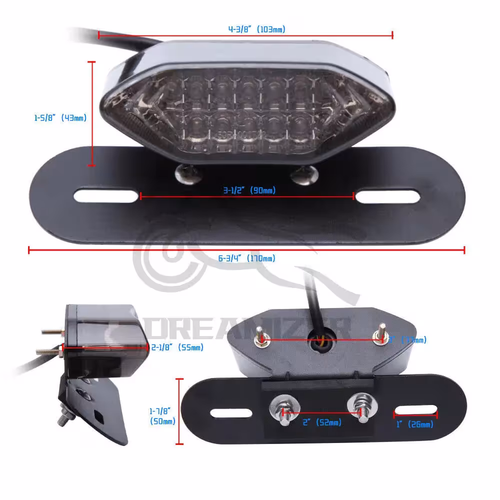 Phares LED pour moto