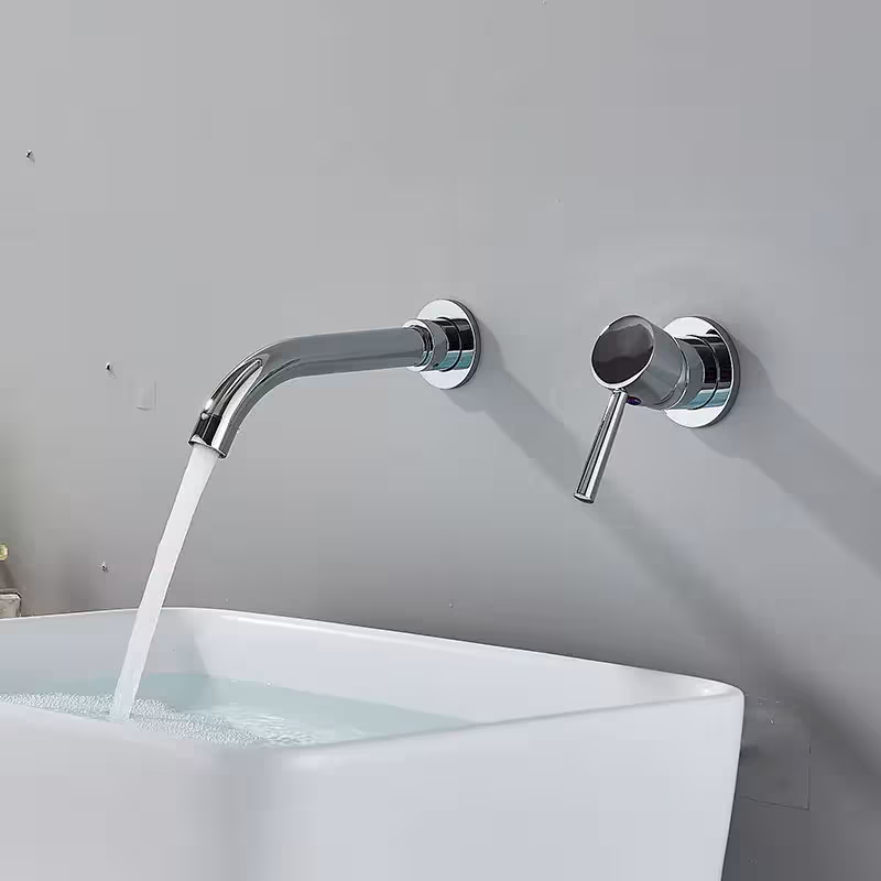 mélangeur de salle de bain en foin