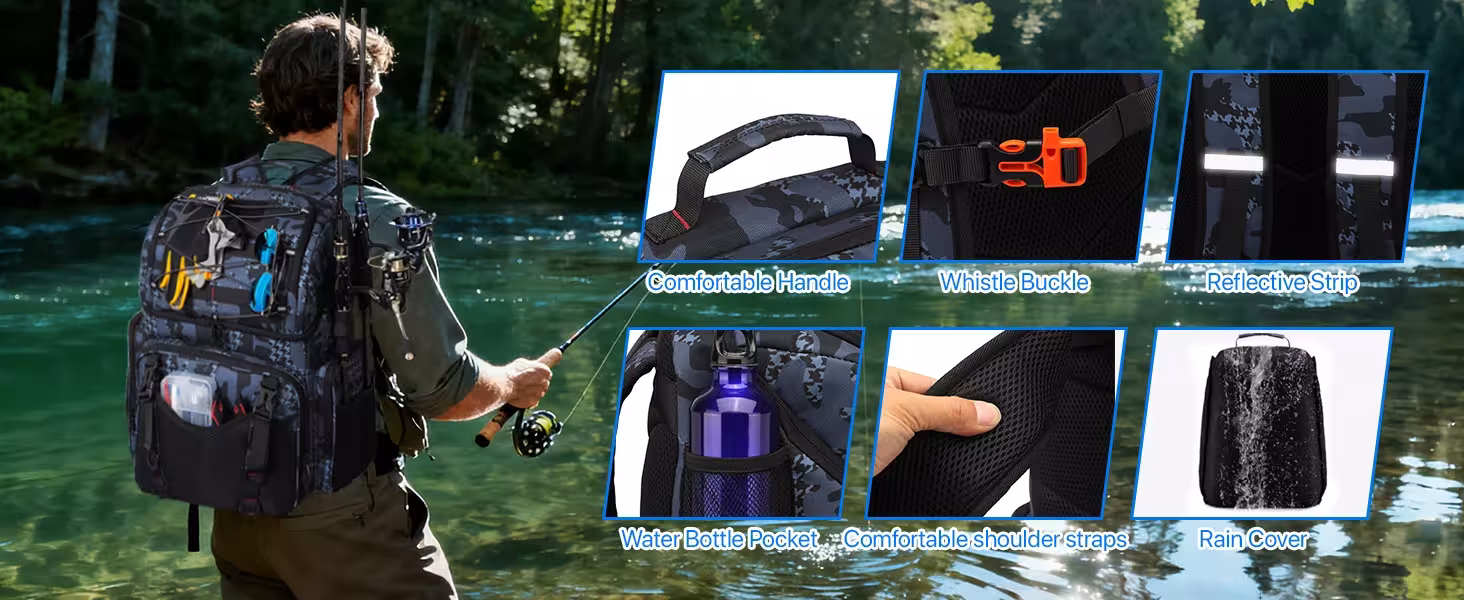 zaino da pesca 45L