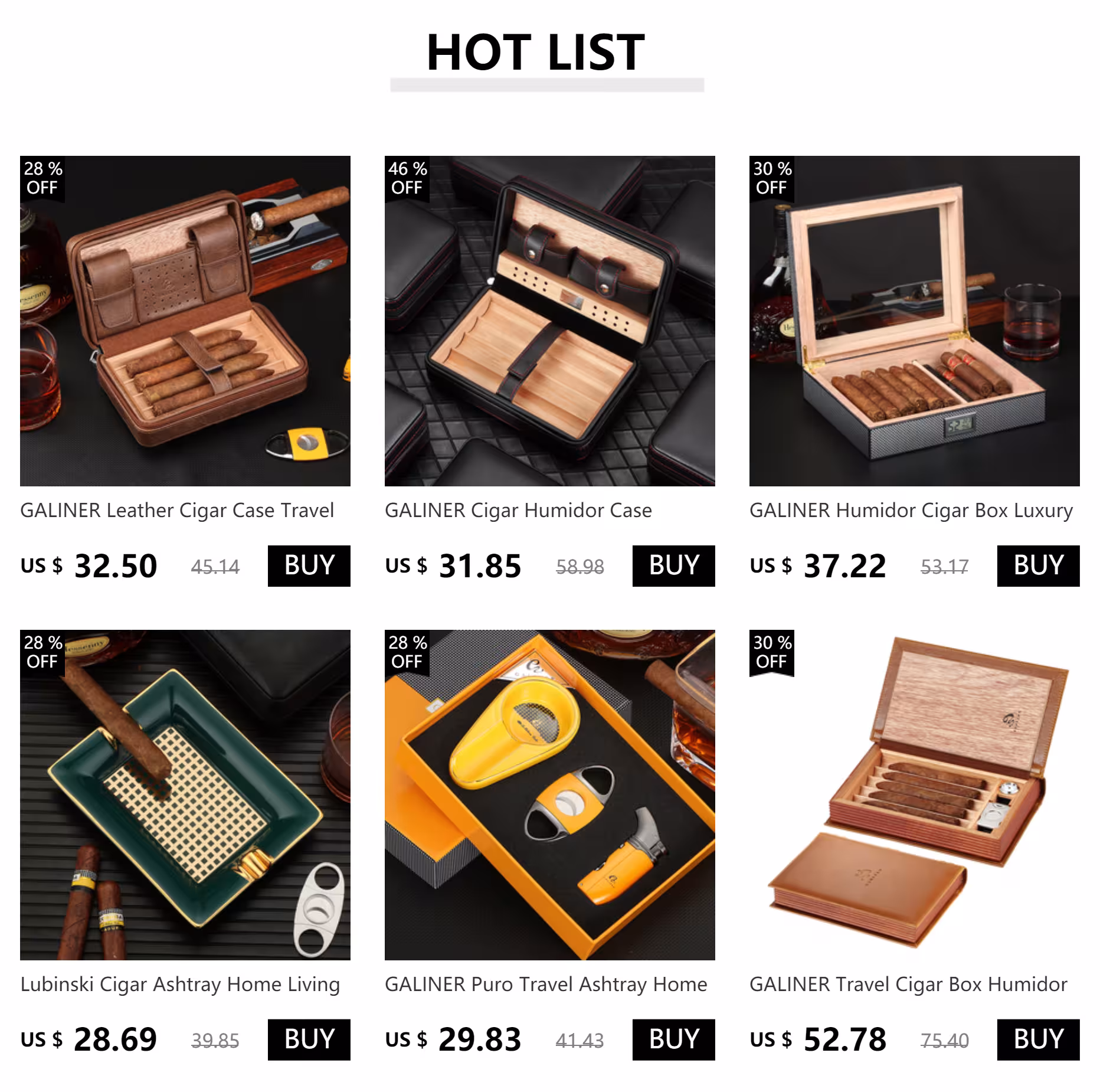 charuto humidor box