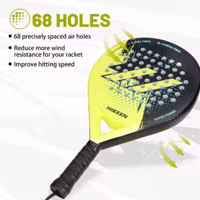 Carbon fiber paddle racket for beginners