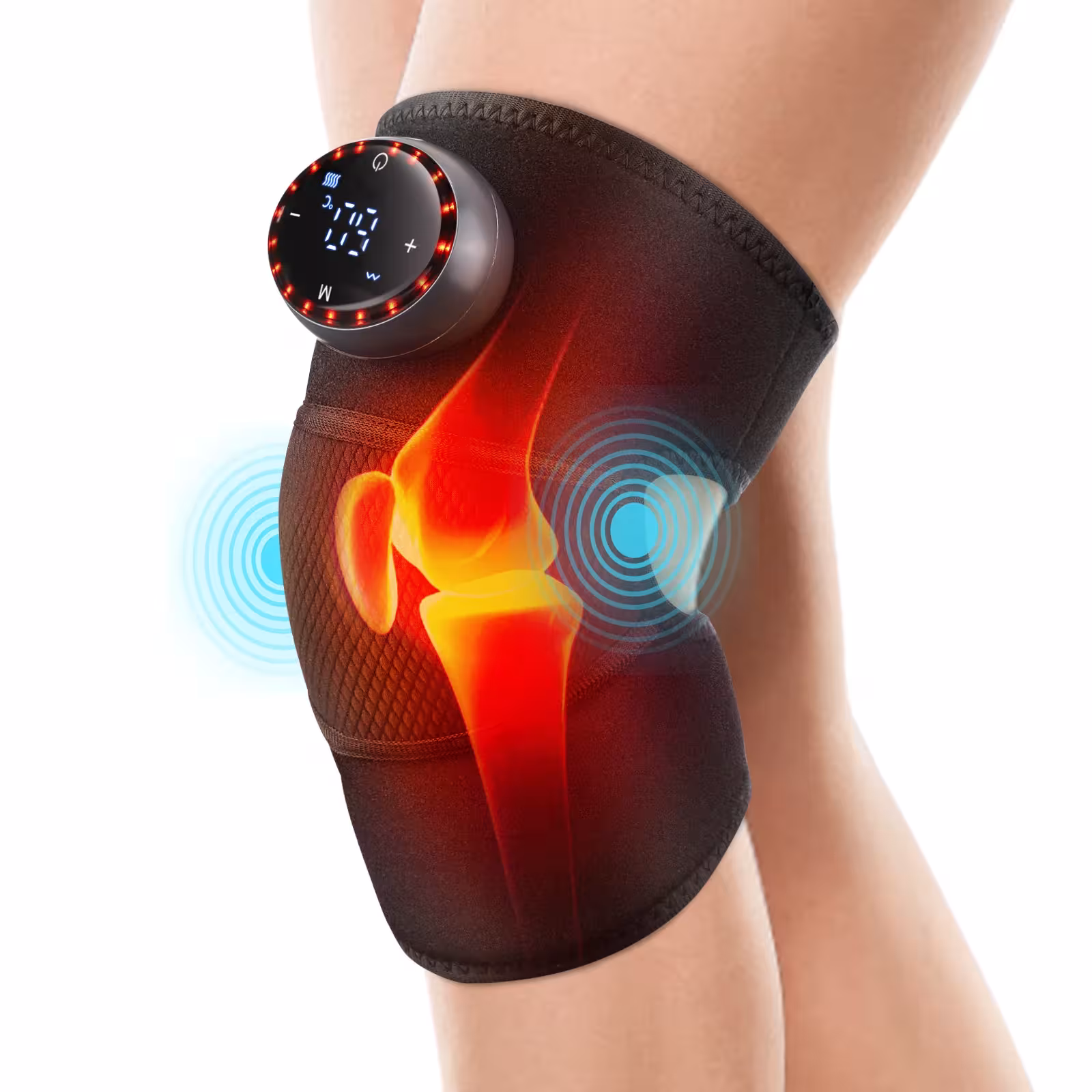 appareil de massage chauffant pour les jambes