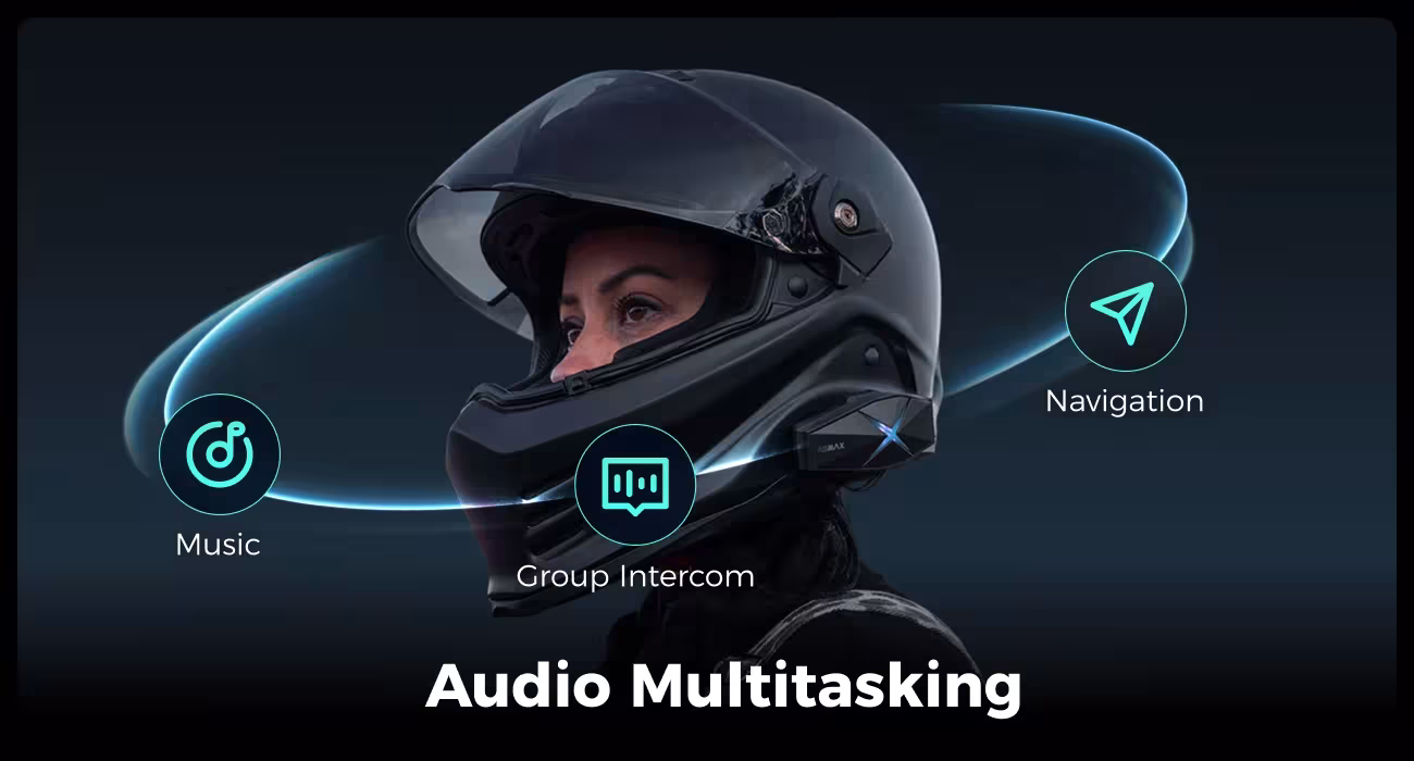 motorcycle helmet bluetooth interkom