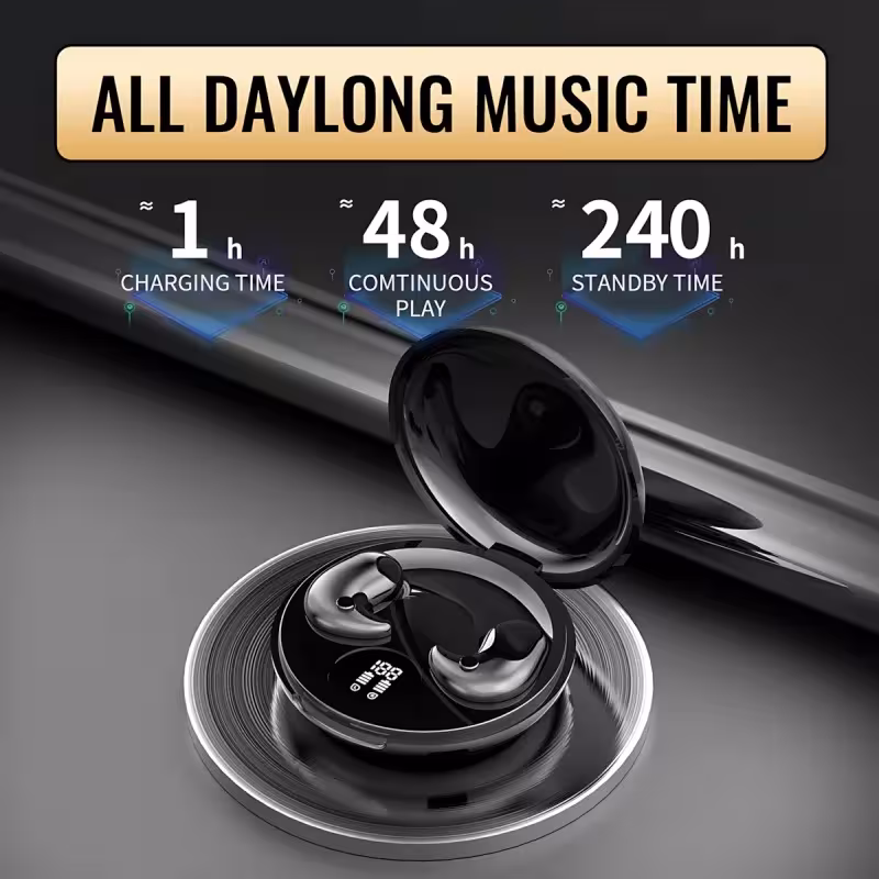 B13 auriculares de sueño Bluetooth sin cable 5.3 auriculares de control táctil cómodo