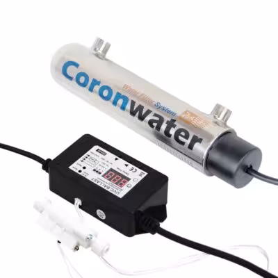 0,5 gpm filtro de agua uv con interruptor de flujo para esterilización casera