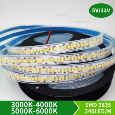 5m 1200 LED 2835 film 12V 24V warm white natural white light