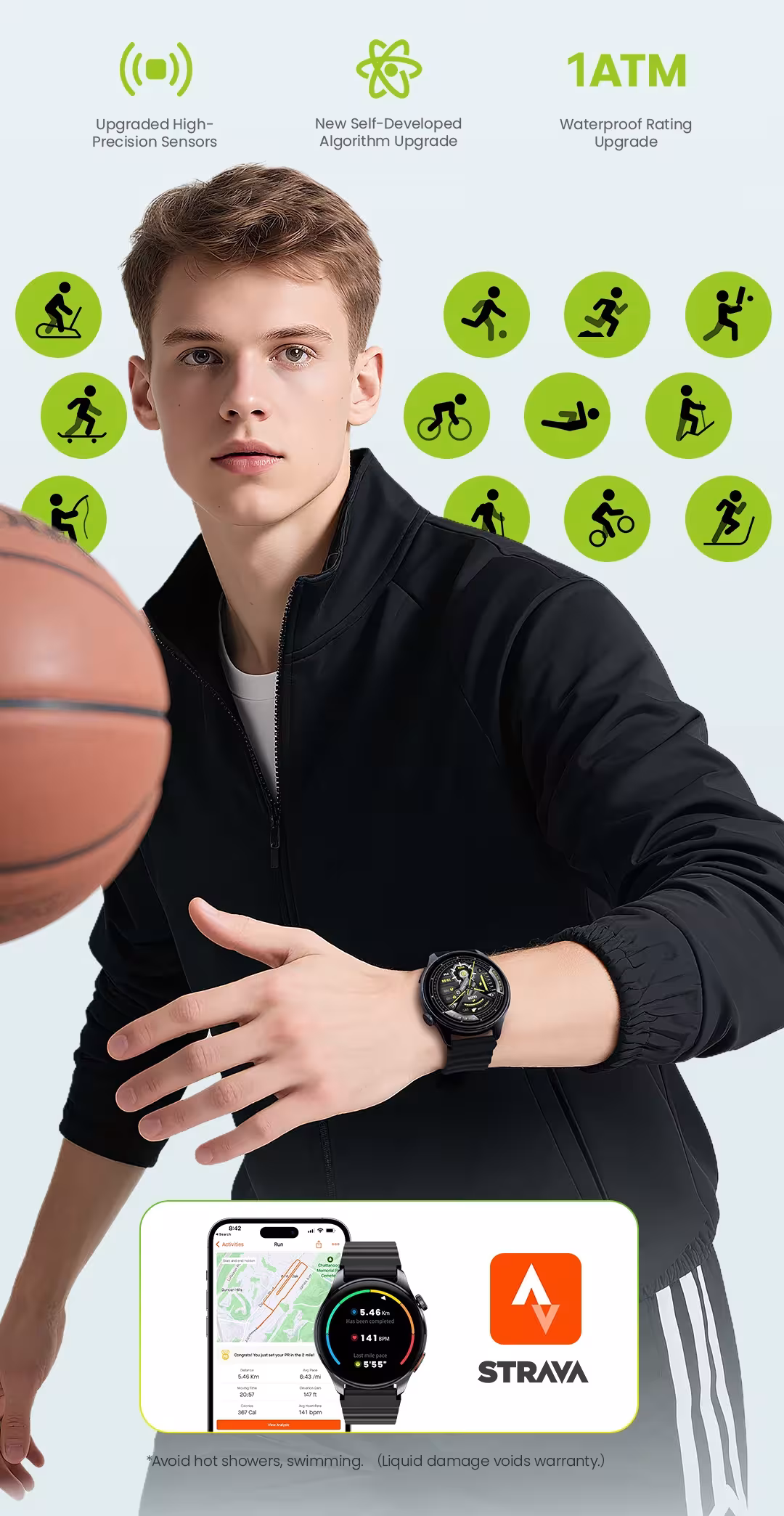 Horloge GPS intelligente