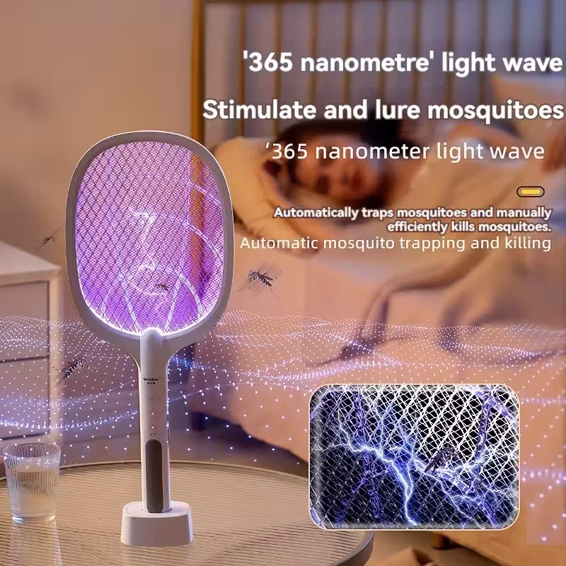 raquette électrique anti-moustiques 4000V