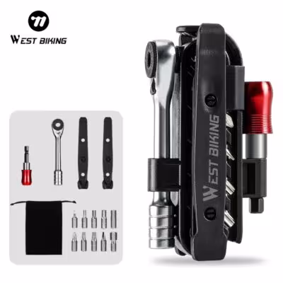WEST BIKING Multi Functional Wheeled Verge Tool Set Tyre Dealer Quick Relaxation