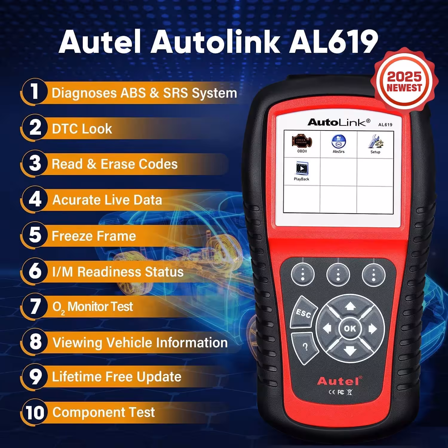 Lecteur de diagnostic OBD2