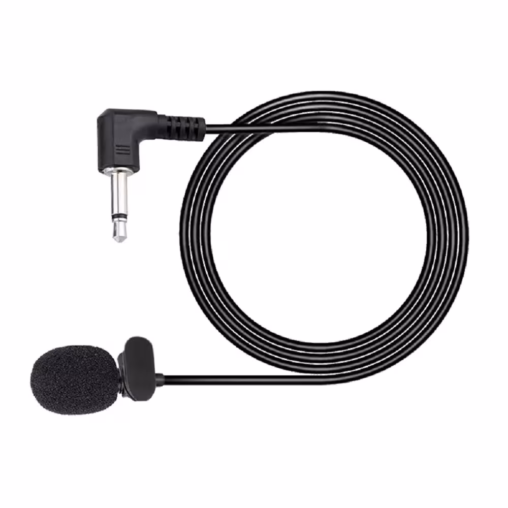External microphone connection 3.5mm for Android radio navigation stereo systems
