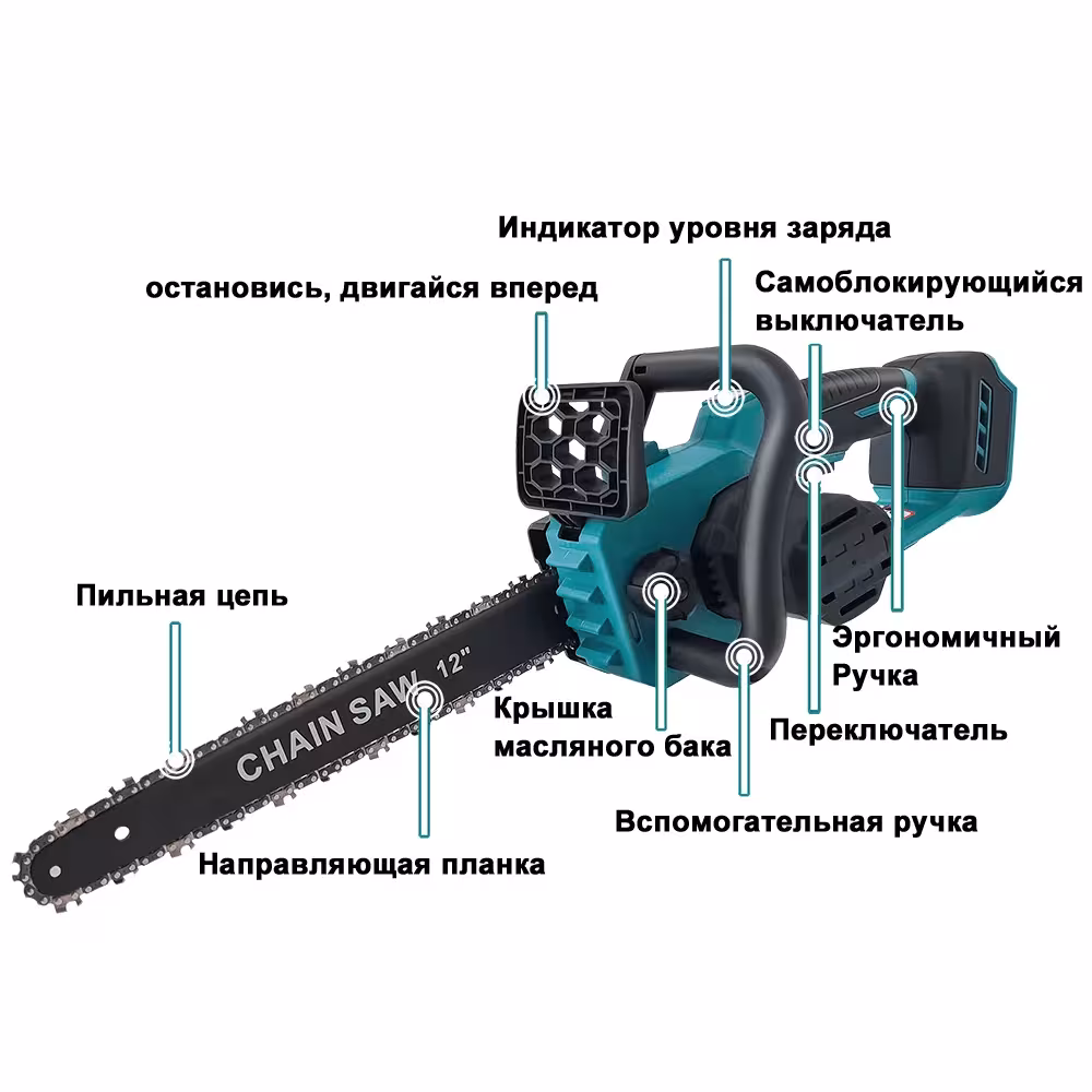 motosierra inalámbrica 18V