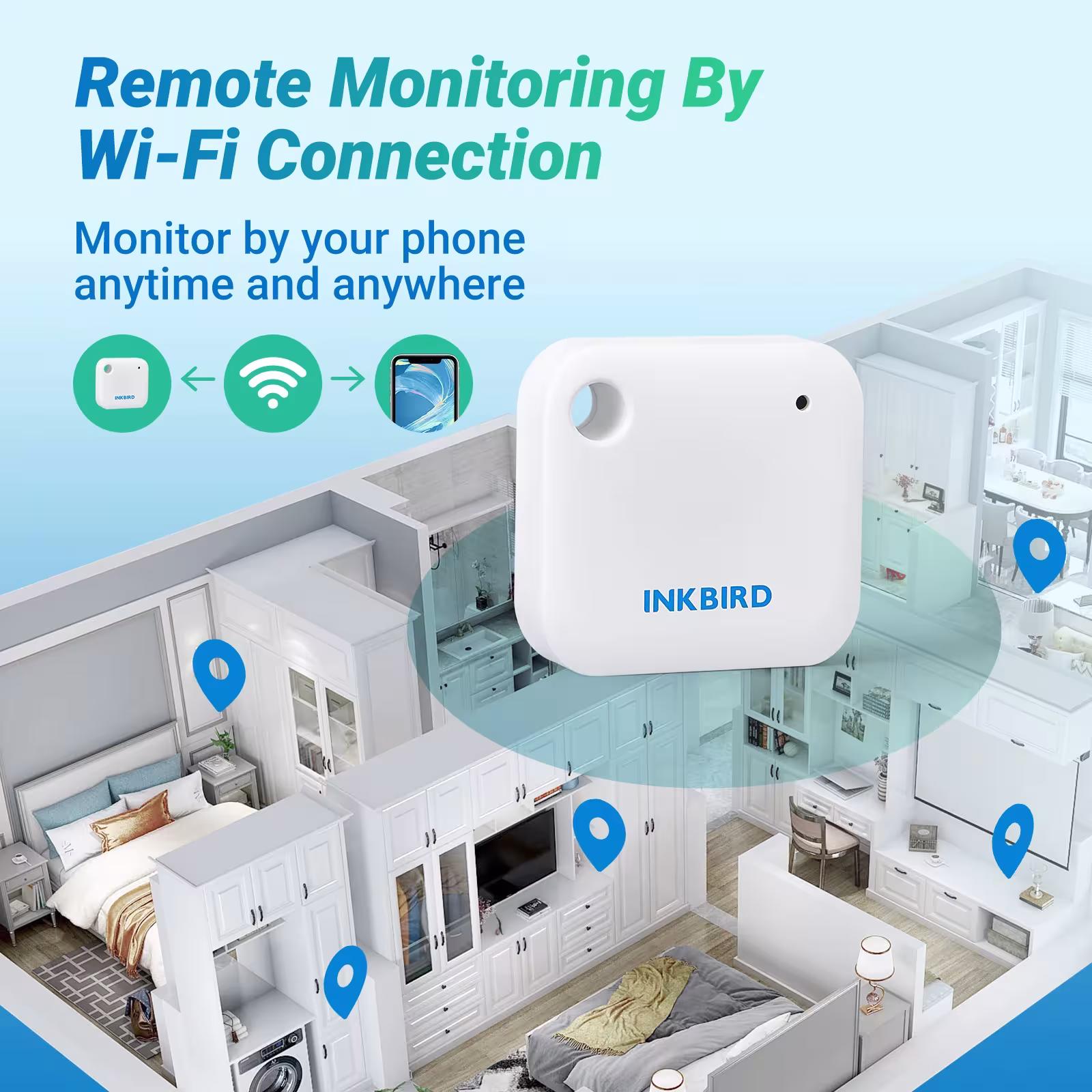Sensor de humedad de temperatura Wifi