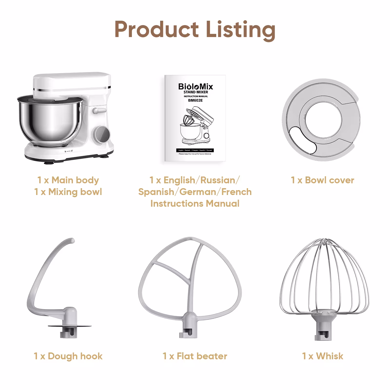 kitchen mixer 1200W