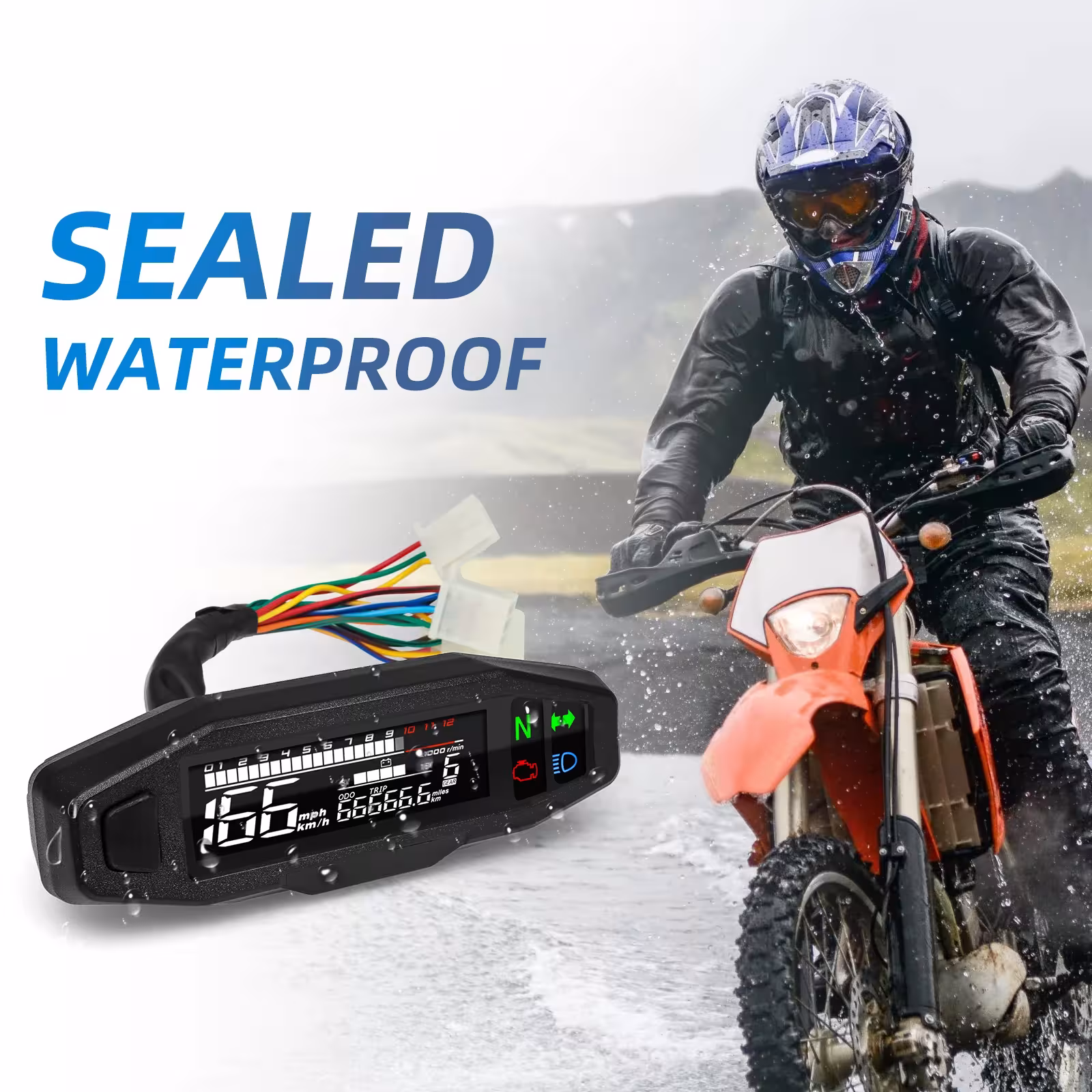 motorcycle speedometer LED