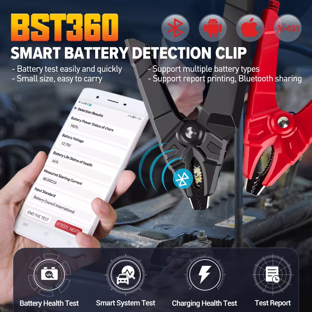 probador de batería Bluetooth