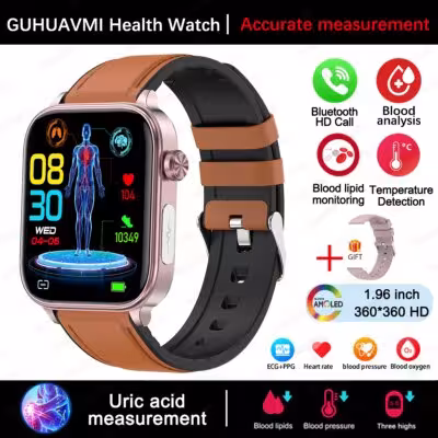 2025 XIAOMI ECG PPG kraujospūdžio riebalų šlapalo rūgšties sveikatos išmanusis laikrodis