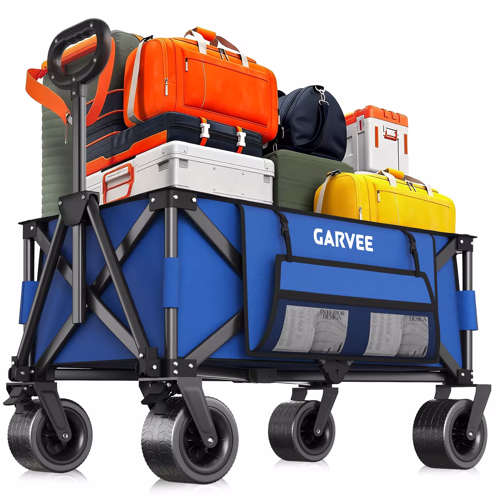 chariot de plage pliable
