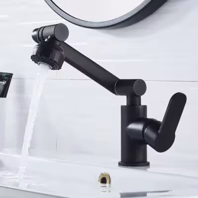 Edelstahl Bad Mischer 1080 Grad Rotation kaltes heißes Wasser