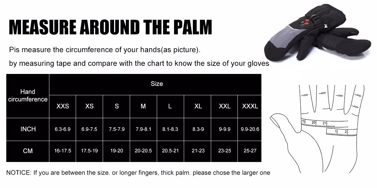 heated winter gloves