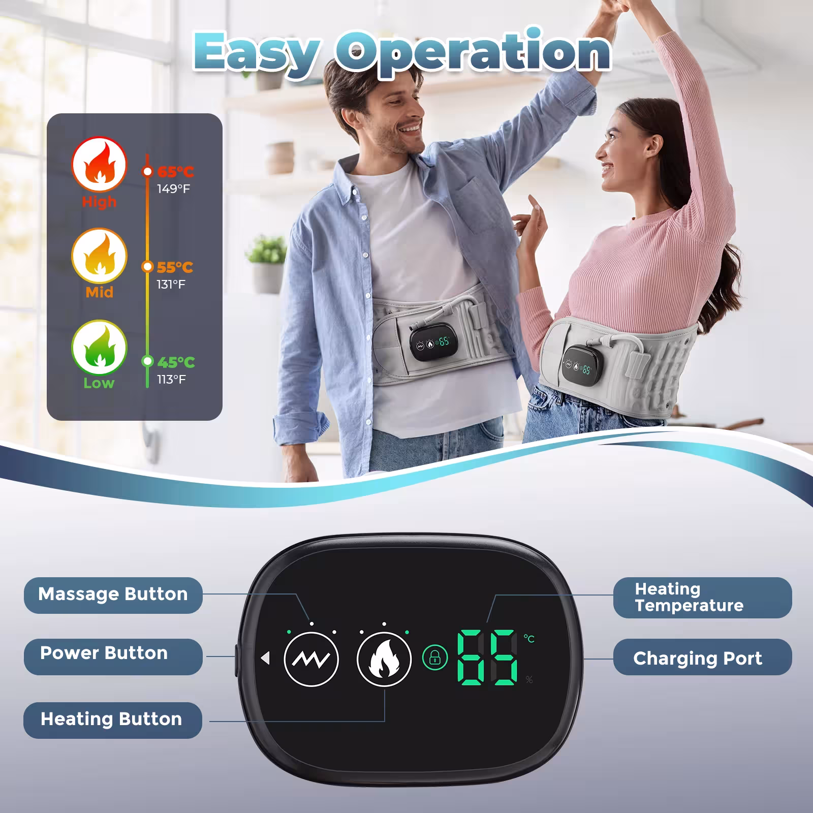 heating massage belt